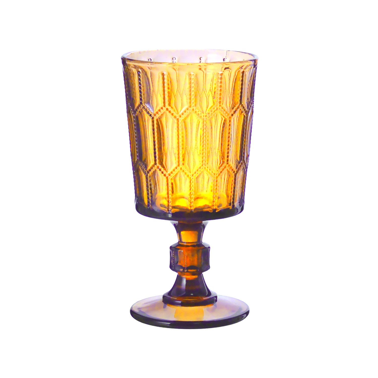 Almera Lucky Art 4Lu Cam Kadeh Seti Amber - 2