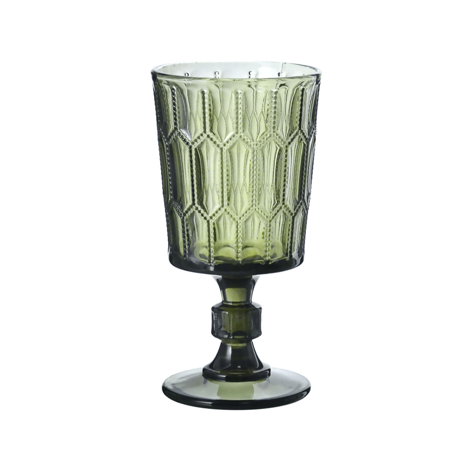 Almera Lucky Art 4Lu Cam Kadeh Seti Yeşil - 2