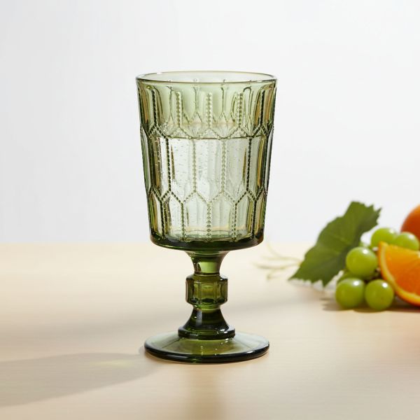 Almera Lucky Art 4Lu Cam Kadeh Seti Yeşil - 3