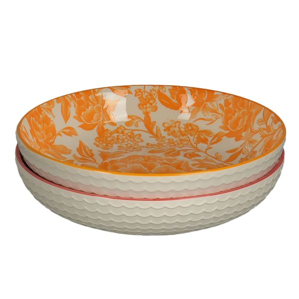 Aurea 2Li Seramik Derin Tabak Set 22Cm - 5