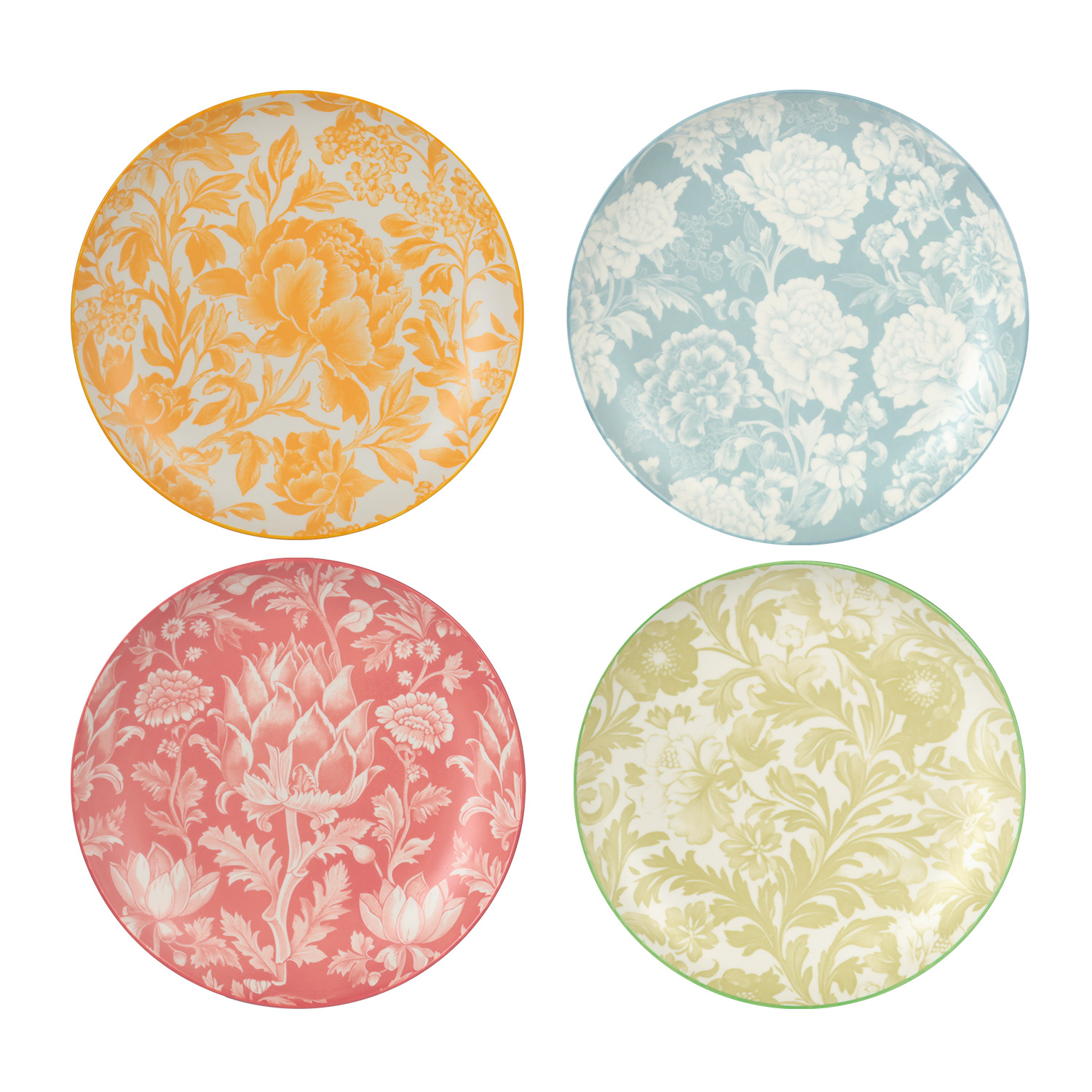 Aurea 4Lu Seramik Tabak Seti 20Cm - 1