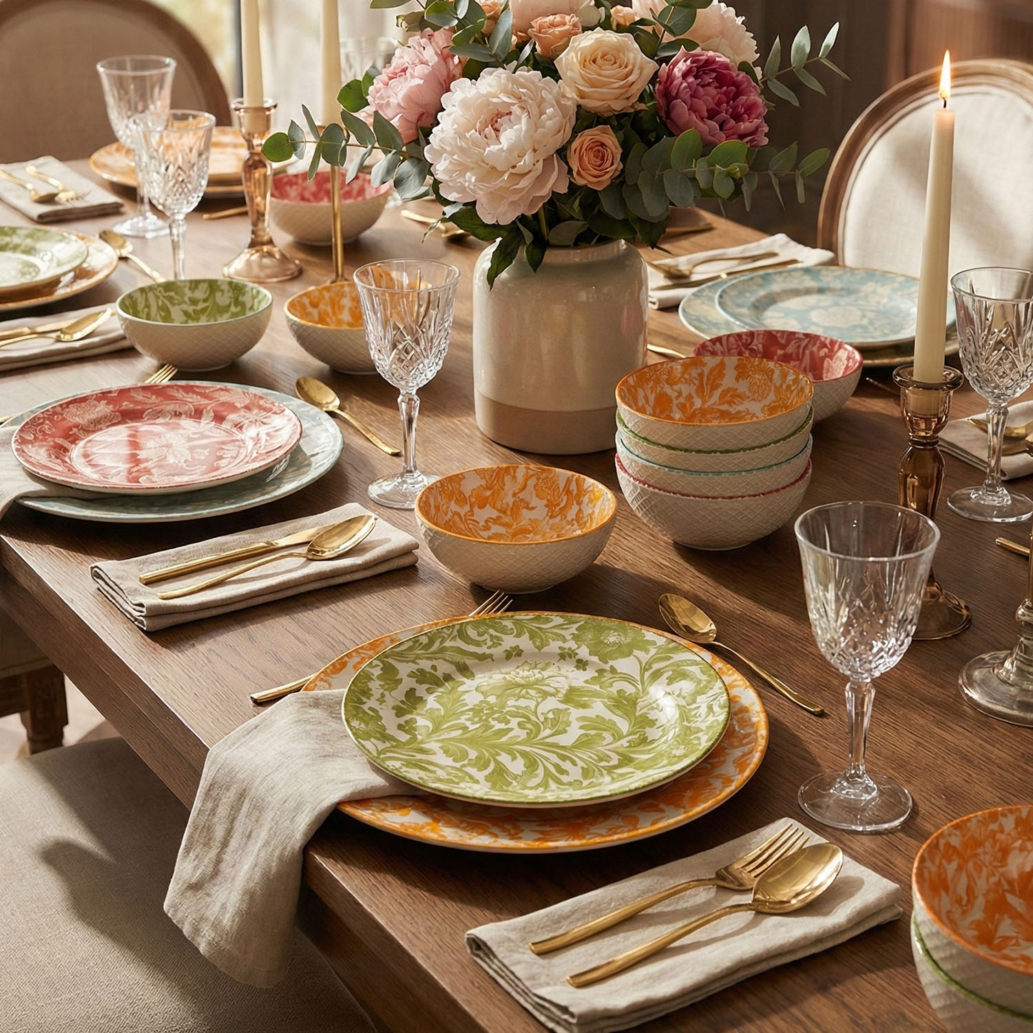 Aurea 4Lu Seramik Tabak Seti 20Cm - 4