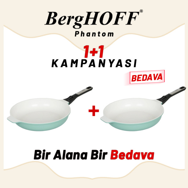 Berghoff 1+1 Hediye Leo Phantom Kizartma Tavasi 28Cm Forest Green (1)