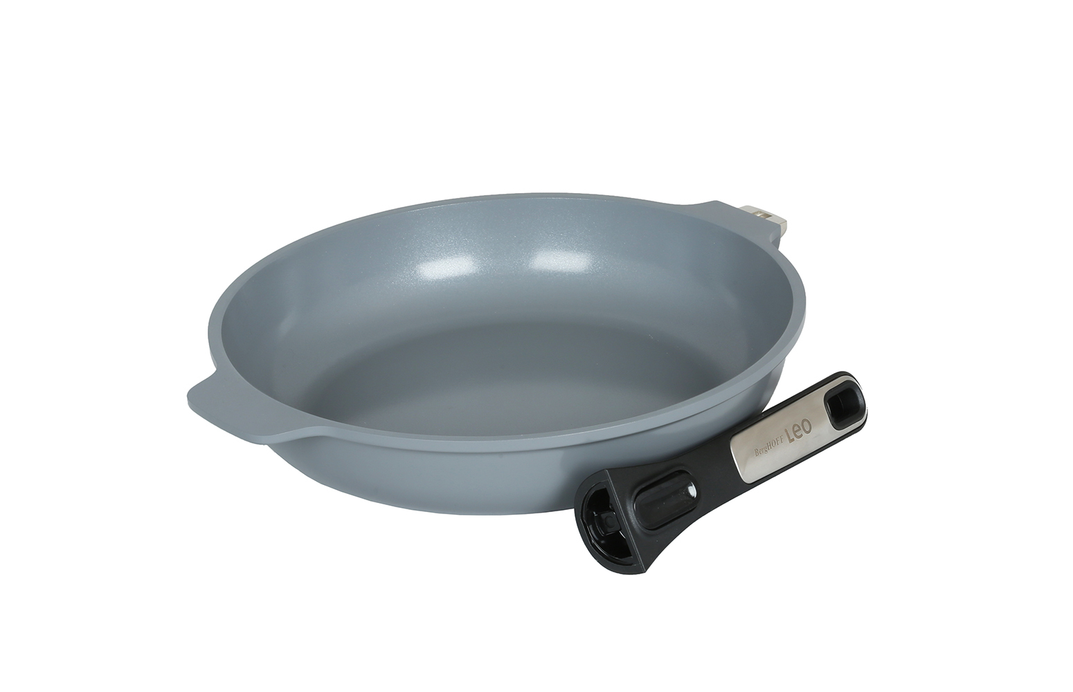 Berghoff 1+1 Hediye Leo Phantom Kizartma Tavasi 28Cm Smoked Grey - 3