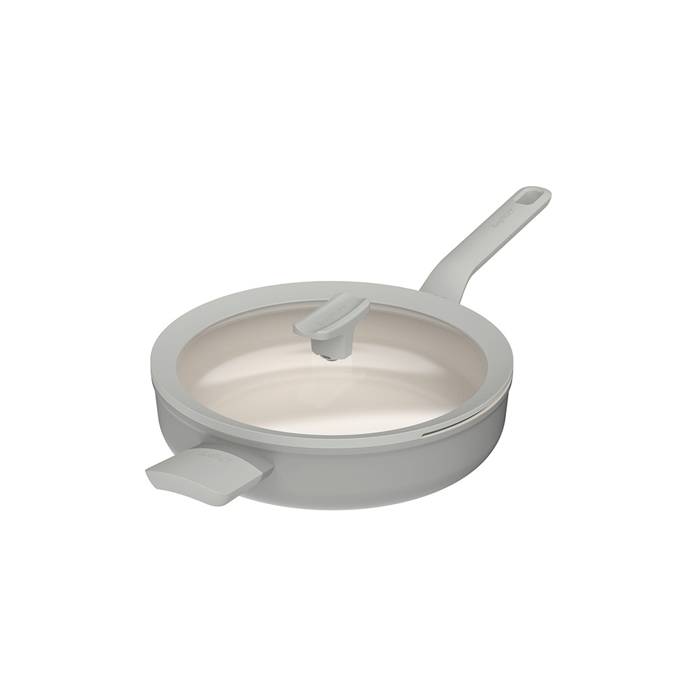 Berghoff Balance Moonmist Yapışmaz Seramik Kapaklı Sote Tavası 26 cm - 1