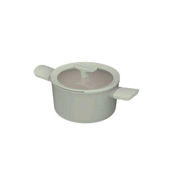 Berghoff Balance Sage Yapışmaz Seramik Kapaklı Güveç 20 cm
