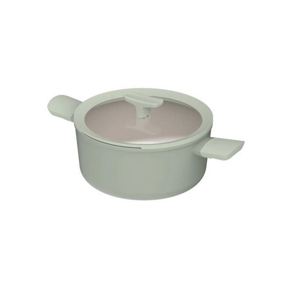 Berghoff Balance Sage Yapışmaz Seramik Kapaklı Tencere 24x11,5 cm