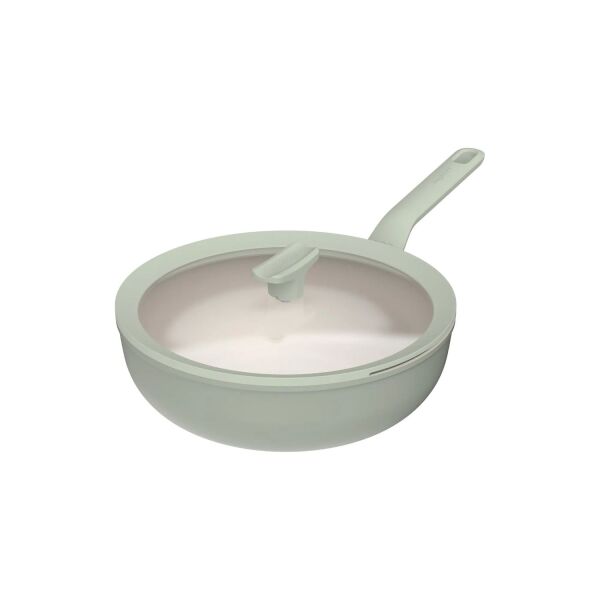 Berghoff Balance Sage Yapışmaz Seramik Kapaklı Wok Tava 28 cm