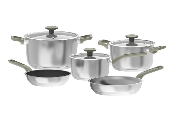 Berghoff Dina Bolt 8 Parça Paslanmaz Çelik Tencere Seti - 1