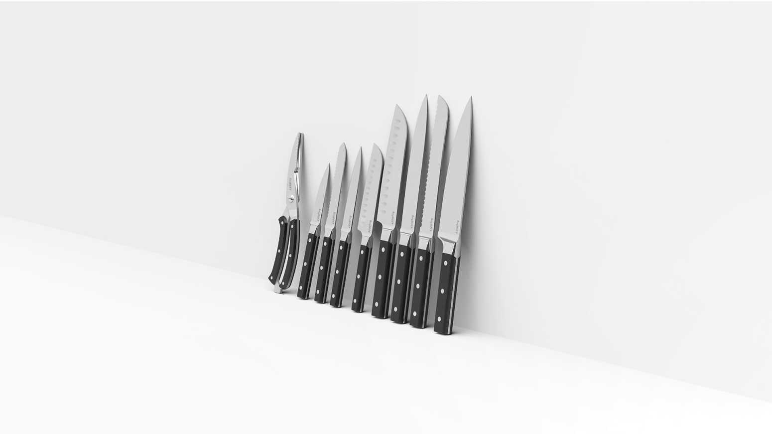 BergHOFF DINA GENE Paslanmaz Çelik Santoku Bıçağı 20 cm - 2