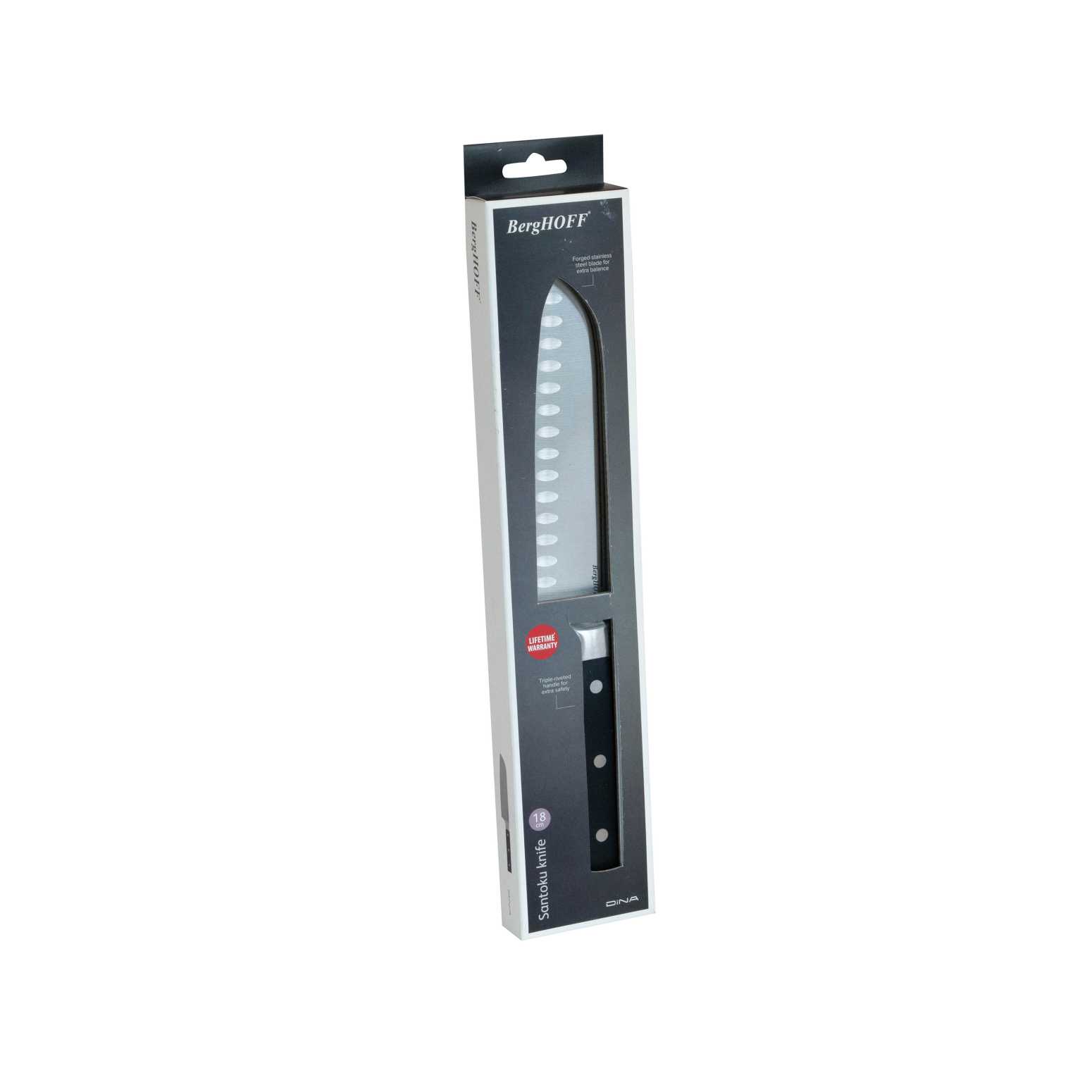 BergHOFF DINA GENE Paslanmaz Çelik Santoku Bıçağı 20 cm - 4