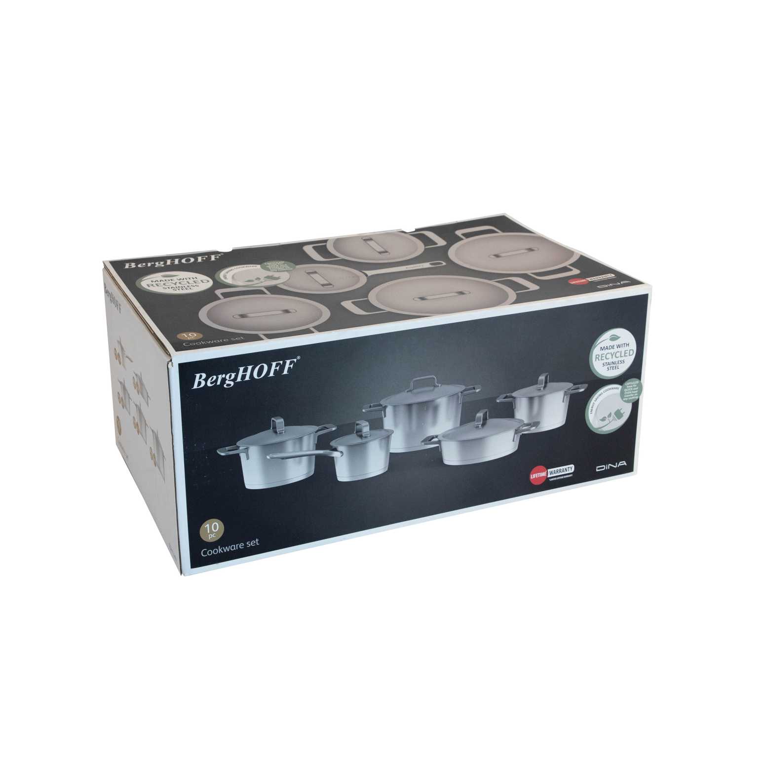 Berghoff Dina Meta 10 Parça Paslanmaz Çelik Tencere Seti - 8