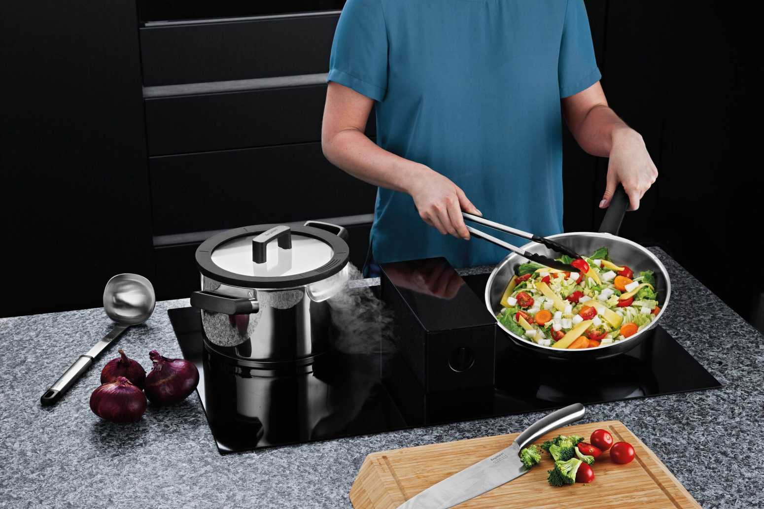 Berghoff Essentials 7 Parça 18/10 Paslanmaz Çelik Tencere Seti - 2