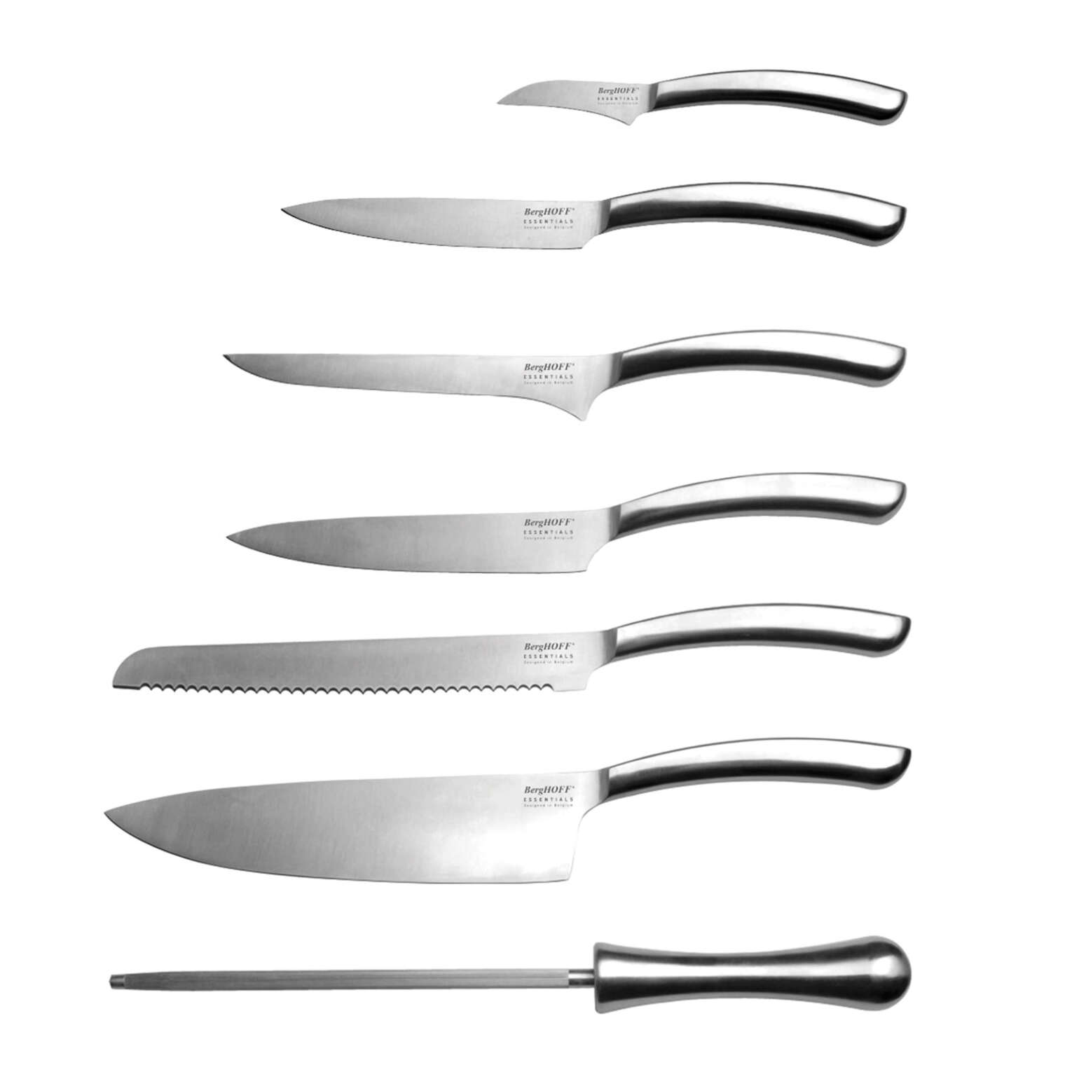 Berghoff Essentials 18/10 Paslanmaz Çelik 8 Parça Arch Serisi Bloklu Bıçak Seti - 3