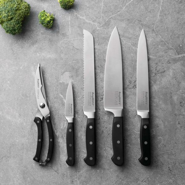 BERGHOFF - Berghoff Essentials Paslanmaz Çelik Solid Ekmek Bıçağı 20 cm (1)