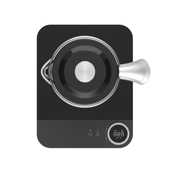 BergHOFF GEM 1.7 Litre Siyah Gümüş Kulplu Çay Makinesi - 4