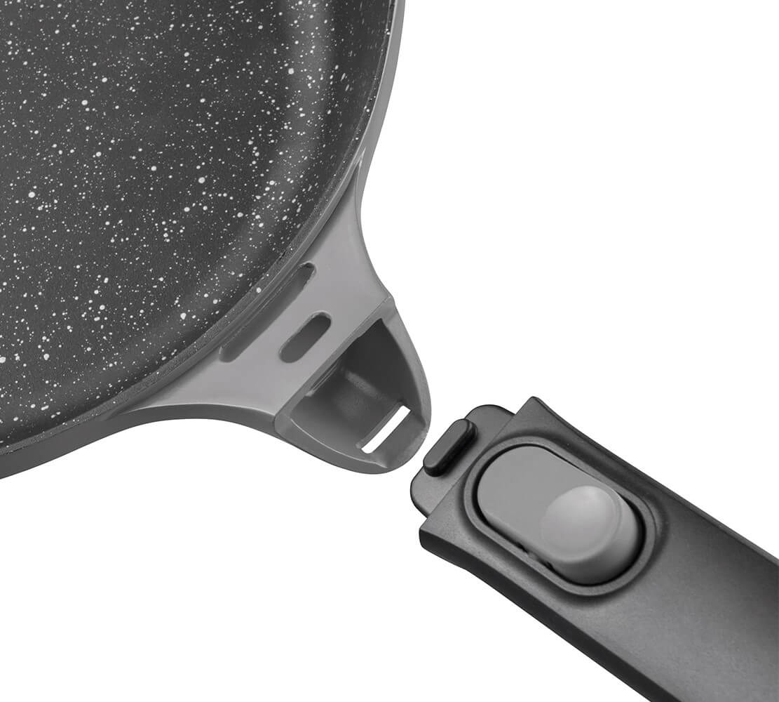 Berghoff Gem Çıkarılabilir Saplı Stay Cool Izgara Kare Tava Gri 24 Cm - 3