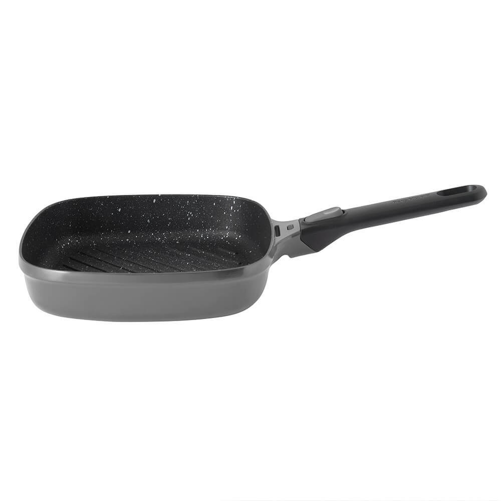 Berghoff Gem Çıkarılabilir Saplı Stay Cool Izgara Kare Tava Gri 24 Cm - 1