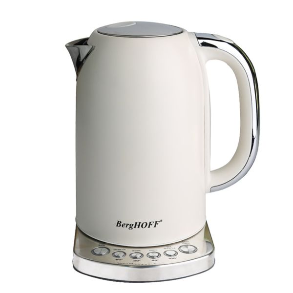 Berghoff Gem Concept 1.7 Litre Vanilya Krem Rengi Retro Su Isıtıcı