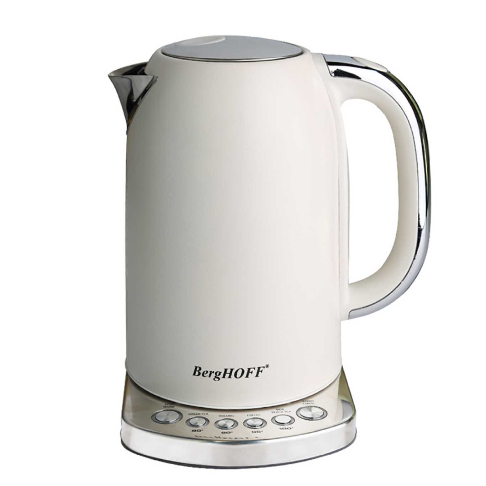 Berghoff Gem Concept 1.7 Litre Vanilya Krem Rengi Retro Su Isıtıcı - 1