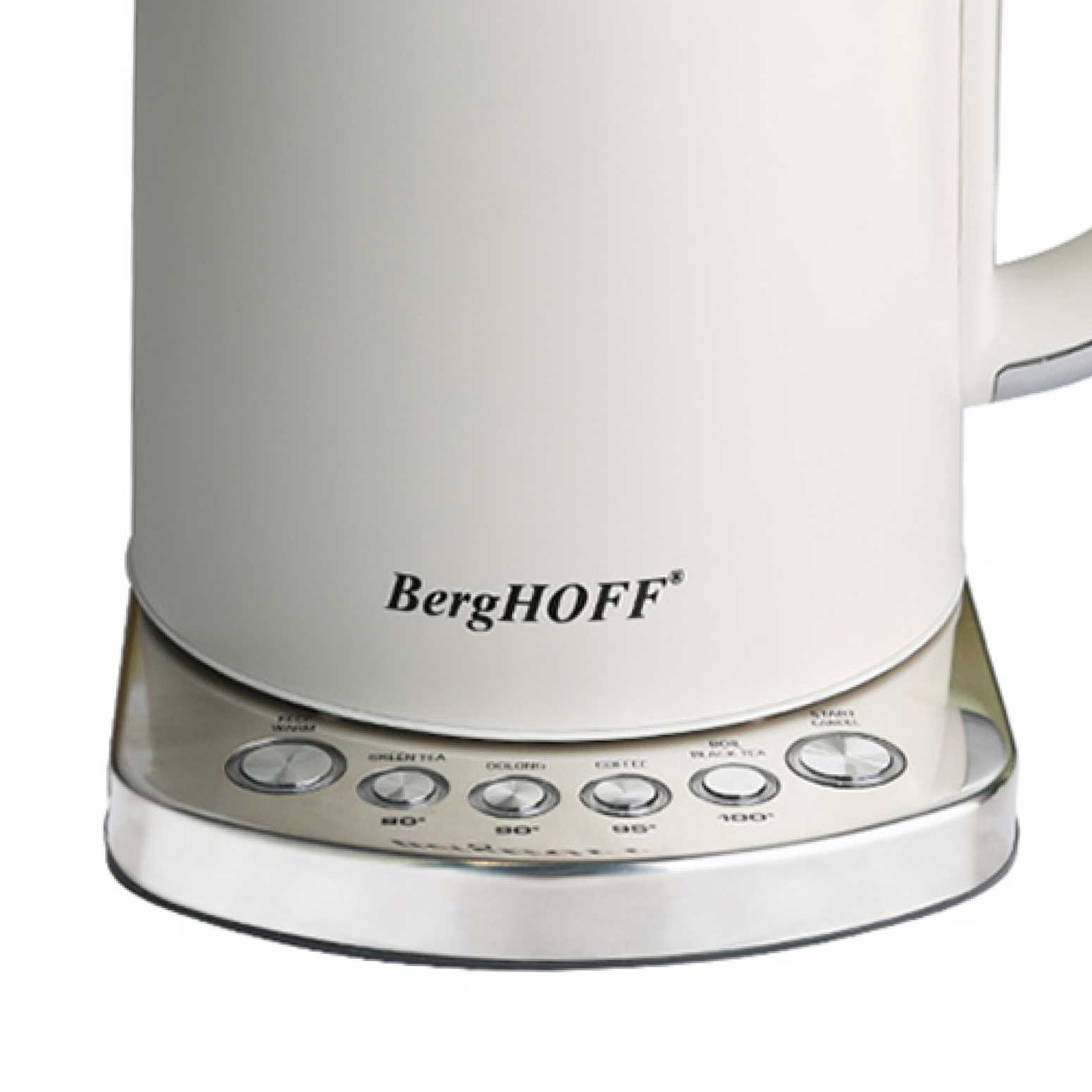 Berghoff Gem Concept 1.7 Litre Vanilya Krem Rengi Retro Su Isıtıcı - 2