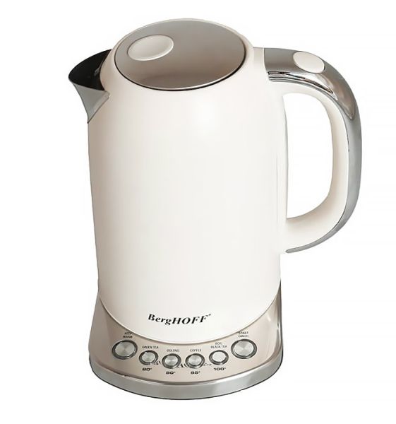 Berghoff Gem Concept 1.7 Litre Vanilya Krem Rengi Retro Su Isıtıcı - 4