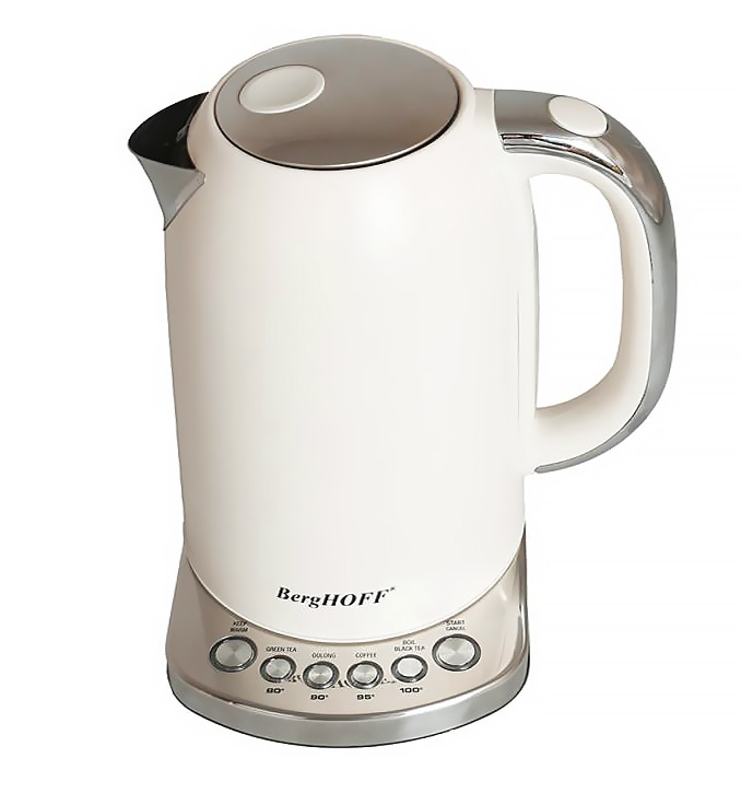 Berghoff Gem Concept 1.7 Litre Vanilya Krem Rengi Retro Su Isıtıcı - 4