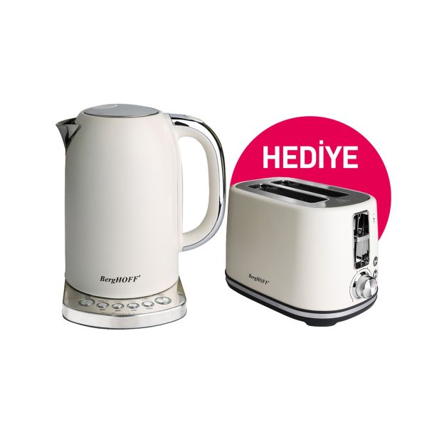 BergHOFF GEM TITAN 1.7 Litre Siyah Gold Su Isıtıcısı - 1