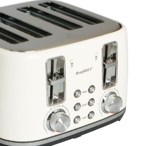 BERGHOFF - Berghoff Gem Concept Vanilya Krem Rengi Dört Dilim Ekmek Kızartma Makinesi (1)