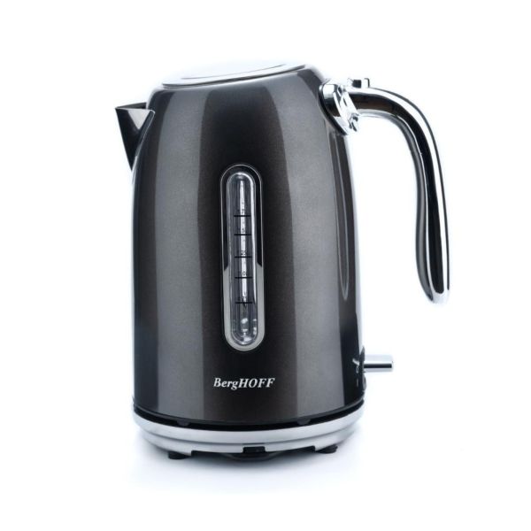BERGHOFF - Berghoff Gem Metallic 1.7 Litre Parlak Silver Su Isıtıcısı BERGHOFF - Berghoff Gem Metallic 1.7 Litre Parlak Silver Su Isıtıcısı