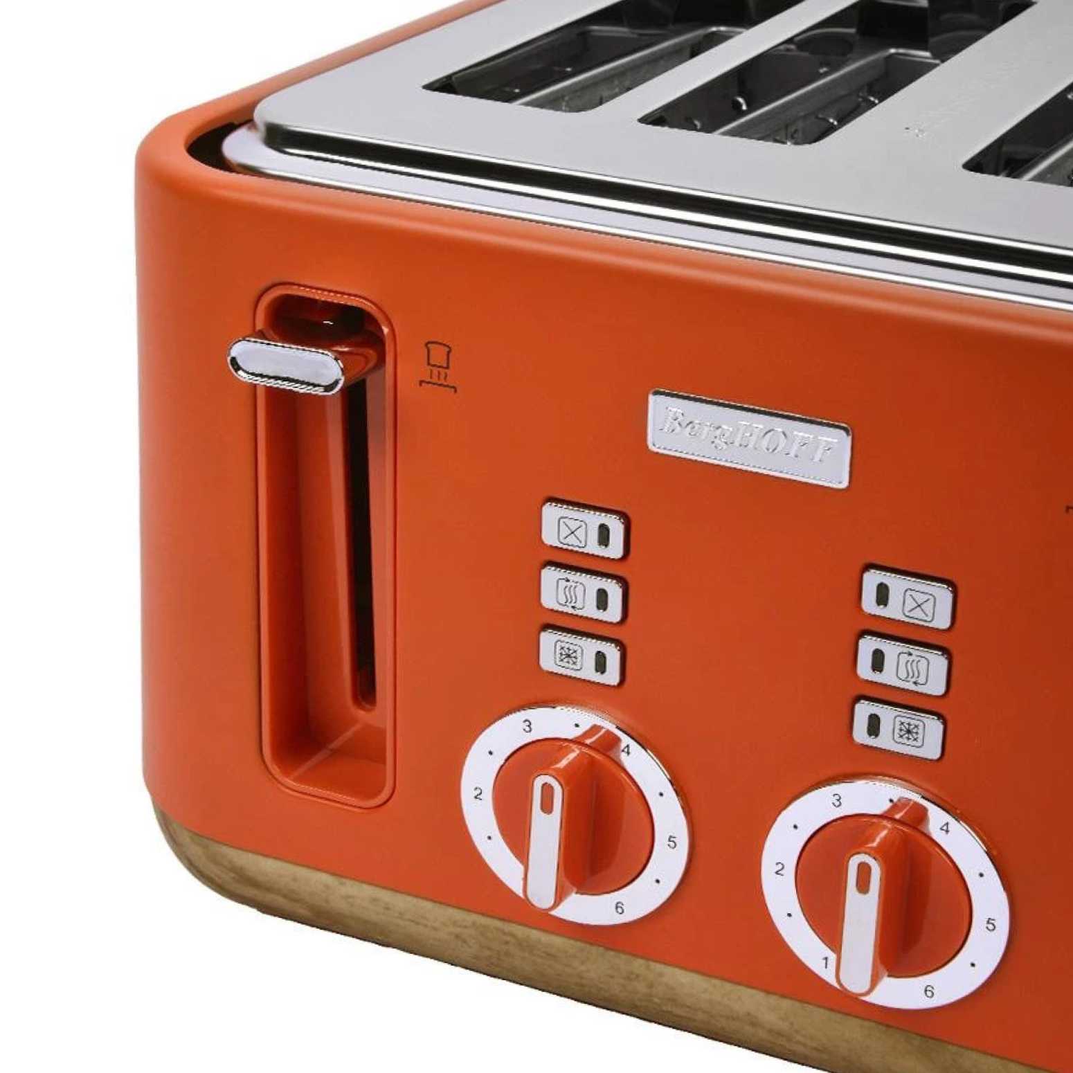 Berghoff Gem Natural Turuncu Dört Dilim Ekmek Kızartma Makinesi - 2