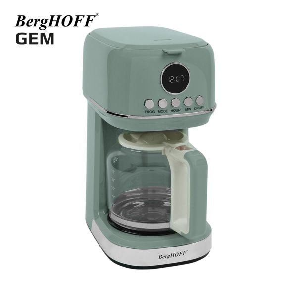 BERGHOFF - BergHOFF GEM RETRO 15 bardak Mint Yeşil Filtre Kahve Makinesi (1)