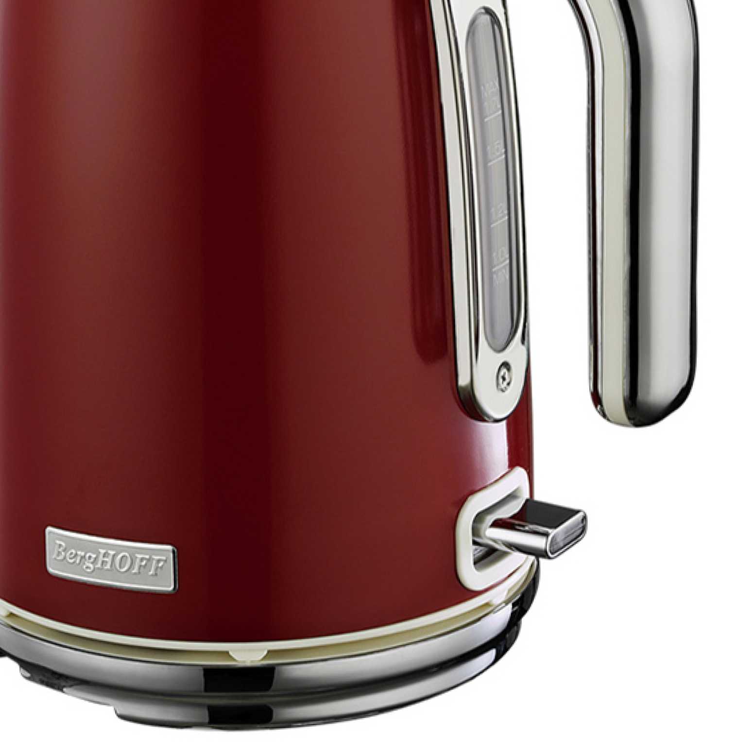 BergHOFF GEM RETRO 1.7 Litre Kırmızı Su Isıtıcısı - 2