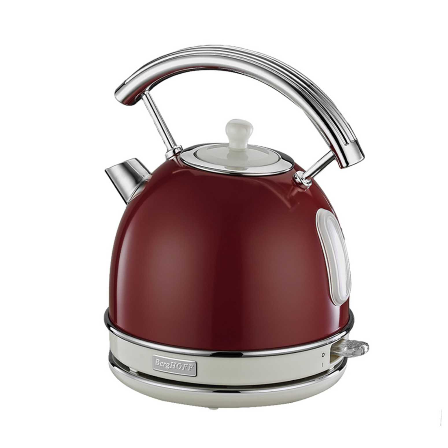 BergHOFF GEM RETRO 1.7 Litre Kırmızı Yuvarlak Su Isıtıcısı - 1