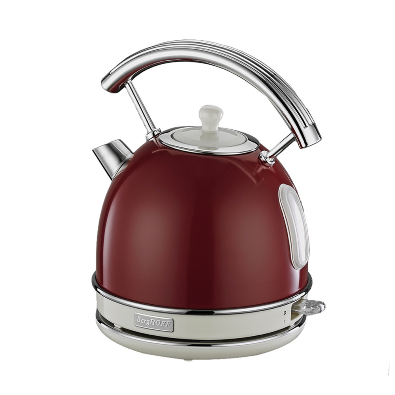 BergHOFF GEM RETRO 1.7 Litre Kırmızı Yuvarlak Su Isıtıcısı - 1