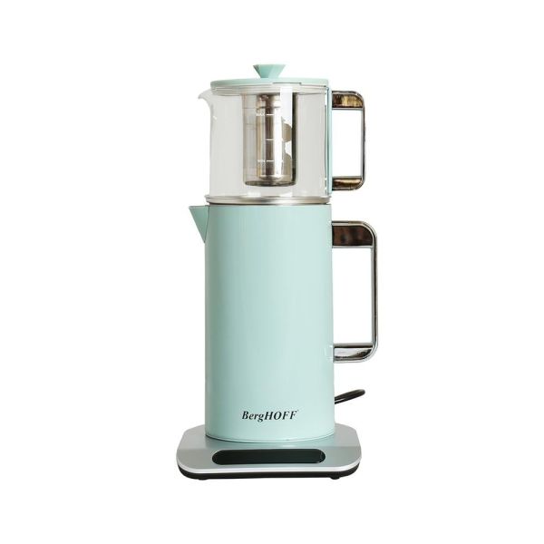 BERGHOFF - Berghoff Gem Retro 1.7 Litre Mint Yeşil Çay Makinesi