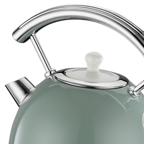 BERGHOFF - Berghoff Gem Retro 1.7 Litre Mint Yeşil Yuvarlak Su Isıtıcısı (1)