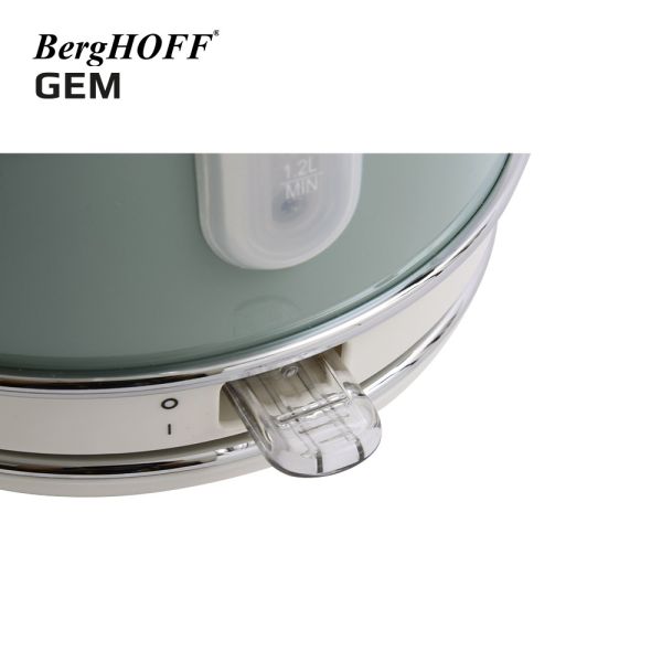 BergHOFF GEM RETRO 1.7 Litre Mint Yeşil Yuvarlak Su Isıtıcısı - 6