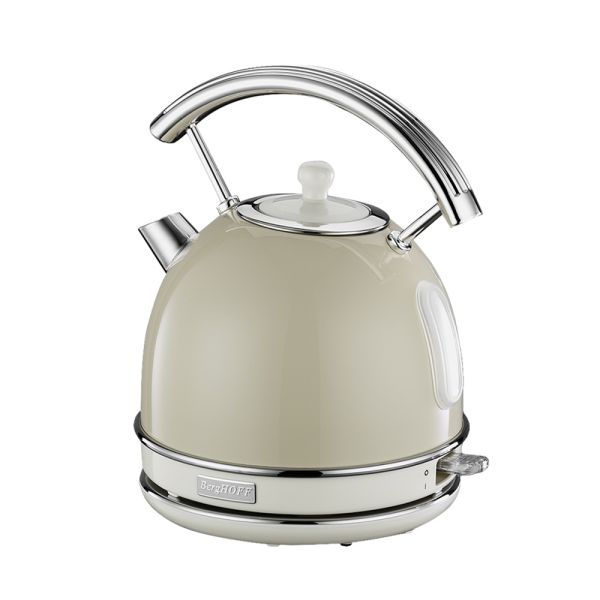 BergHOFF GEM RETRO 1.7 Litre Vanilya krem Rengi Yuvarlak Su Isıtıcısı - 7