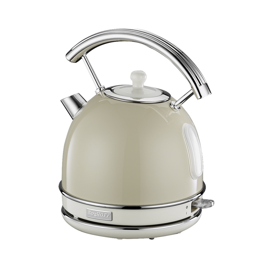 BergHOFF GEM RETRO 1.7 Litre Vanilya krem Rengi Yuvarlak Su Isıtıcısı - 7