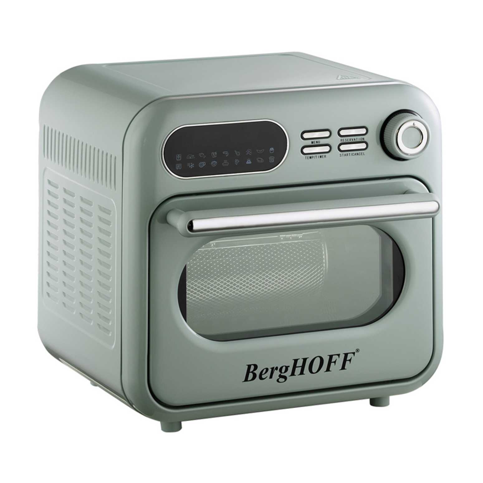 Berghoff Gem Retro 18 Litre Mint Yeşil Rengi Airfryer + Firin - 2
