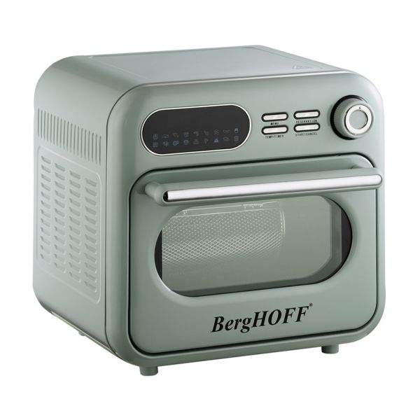Berghoff - Berghoff Gem Retro 18 LİTRE MİNT YEŞİL RENGİ AİRFRYER + FIRIN (1)