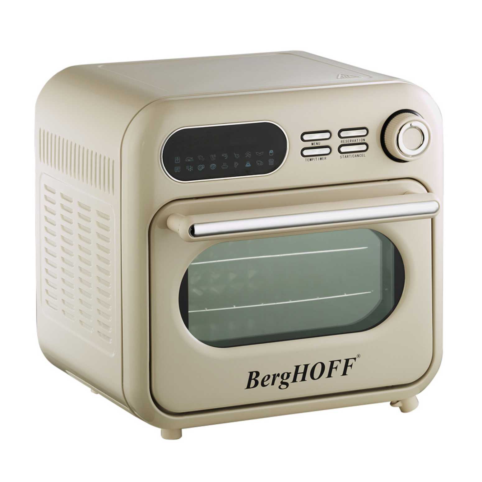 Berghoff Gem Retro 18 Litre Vanilya Krem Rengi  Airfryer + Firin - 2