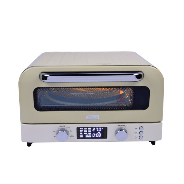 BERGHOFF - Berghoff Gem Retro 2000 W Vanilya Krem Airfryer Pizza Fırını (1)