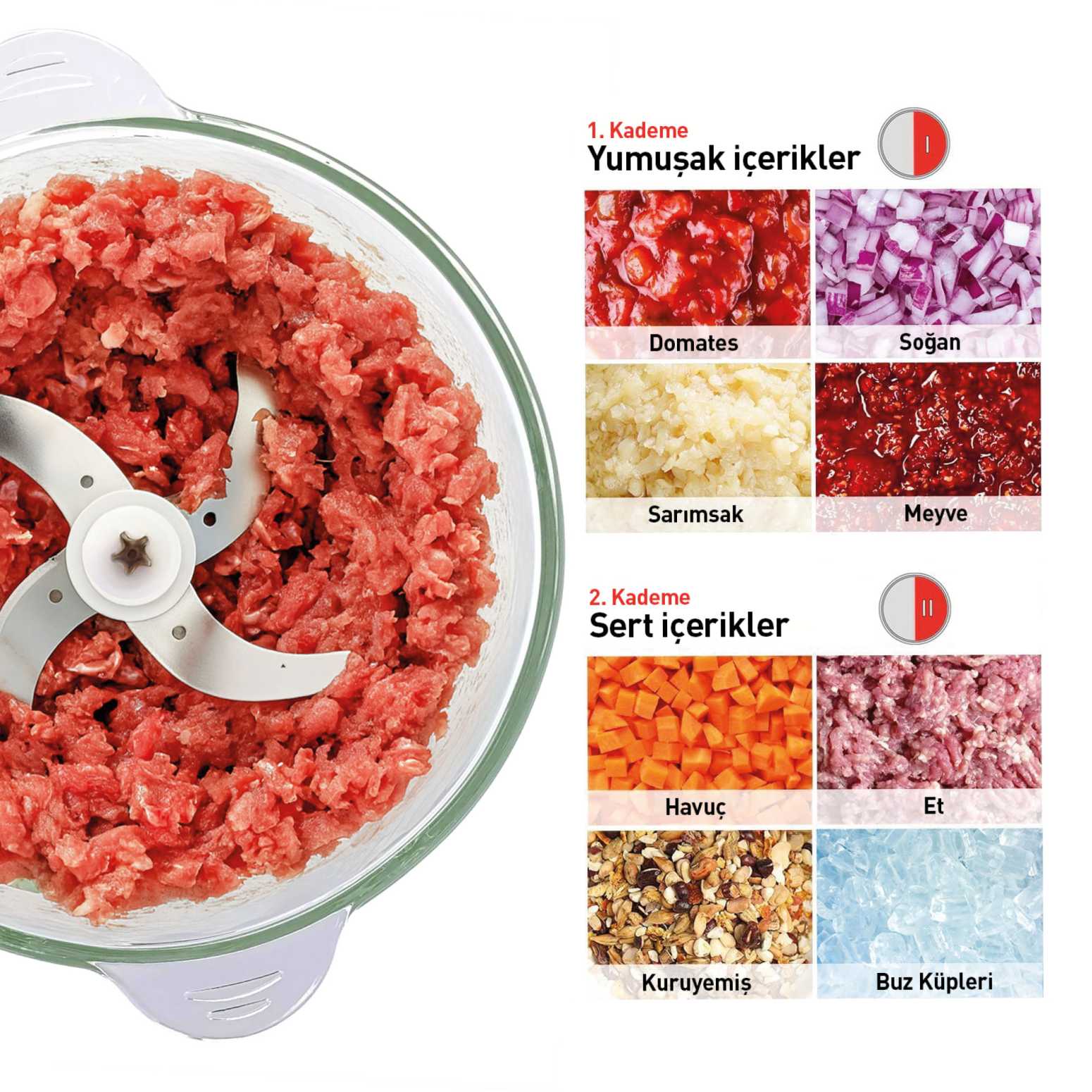 BERGHOFF GEM RETRO 400 W  KREM RENGİ ELEKTRİKLİ DOĞRAYICI - 4