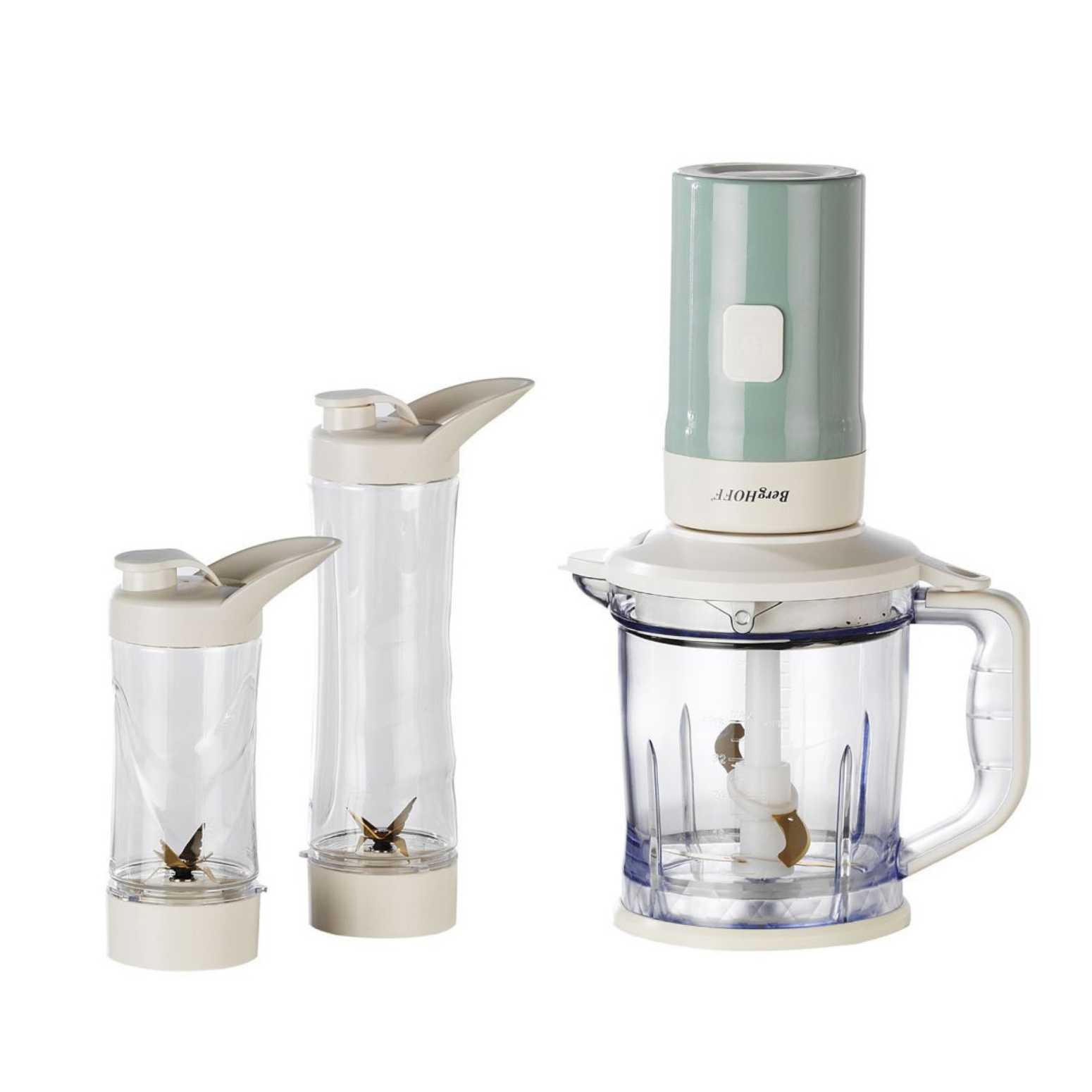 Berghoff Gem Retro 500 W Mint Yeşili Kişisel Blender Ve Doğrayici - 1