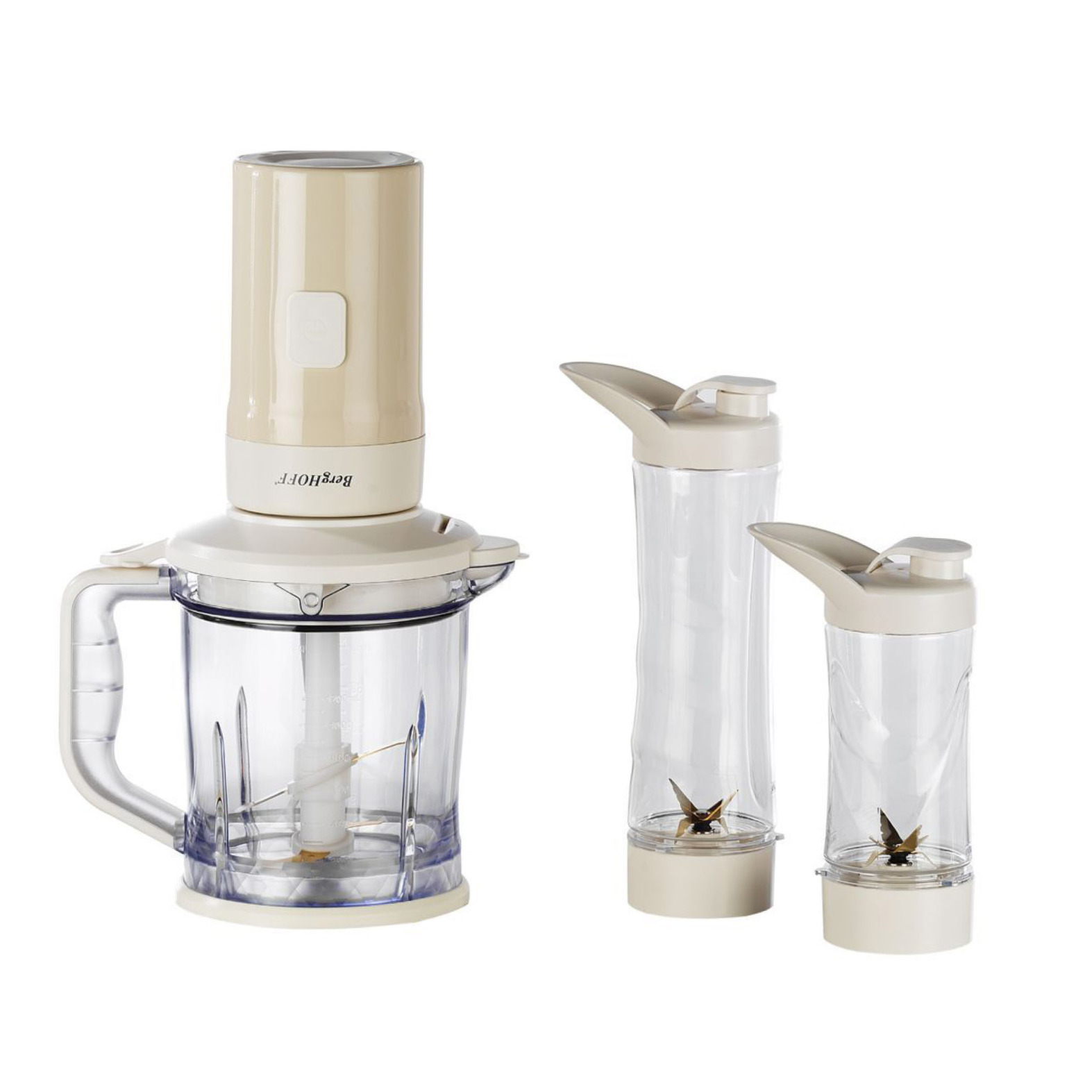 Berghoff Gem Retro 500 W Krem Rengi Kişisel Blender Ve Doğrayici - 1