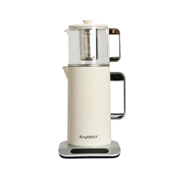 BERGHOFF - Berghoff Gem Retro 1.7 Litre Krem Çay Makinesi