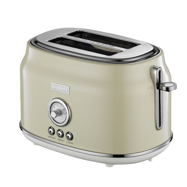 BERGHOFF - KY-857A BERGHOFF GEM RETRO KREM RENGİ İKİ DİLİM EKMEK KIZARTMA MAKİNESİ BERGHOFF - KY-857A BERGHOFF GEM RETRO KREM RENGİ İKİ DİLİM EKMEK KIZARTMA MAKİNESİ