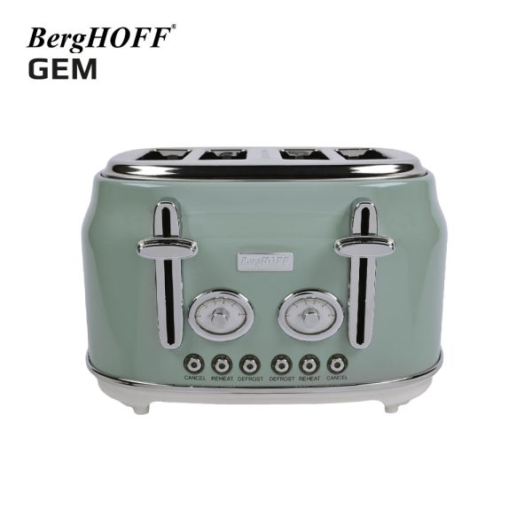 BERGHOFF - BergHOFF GEM RETRO Mint Yeşil Dört Dilim Ekmek Kızartma Makinesi (1)